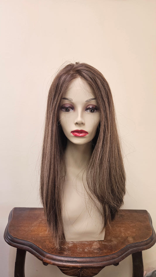 Elyse 18" Lace Top Human Hair Wig - Medium
