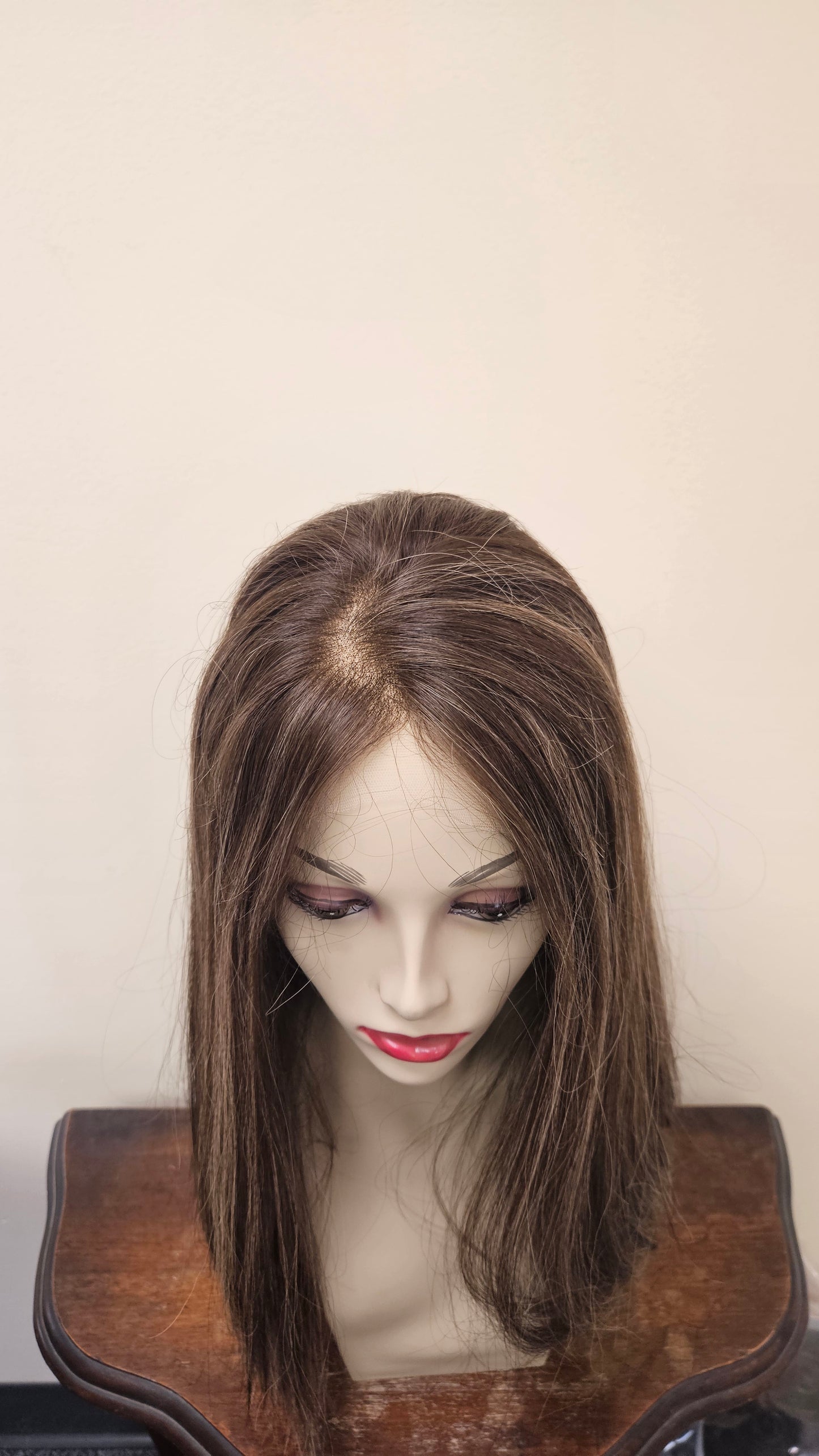 Elyse 18" Lace Top Human Hair Wig - Medium