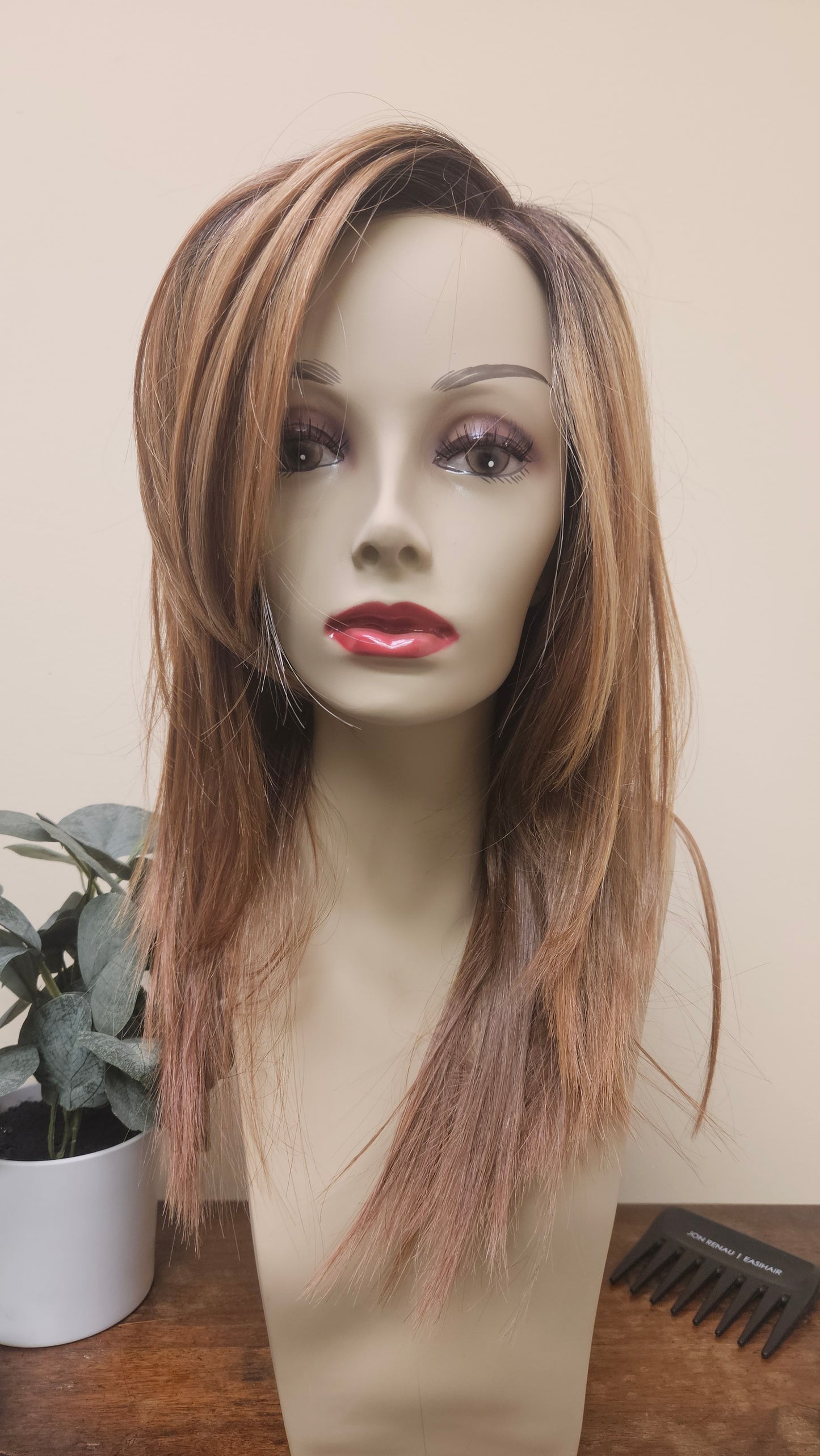 Envy Ava Human Hair Synthetic Blend Wig