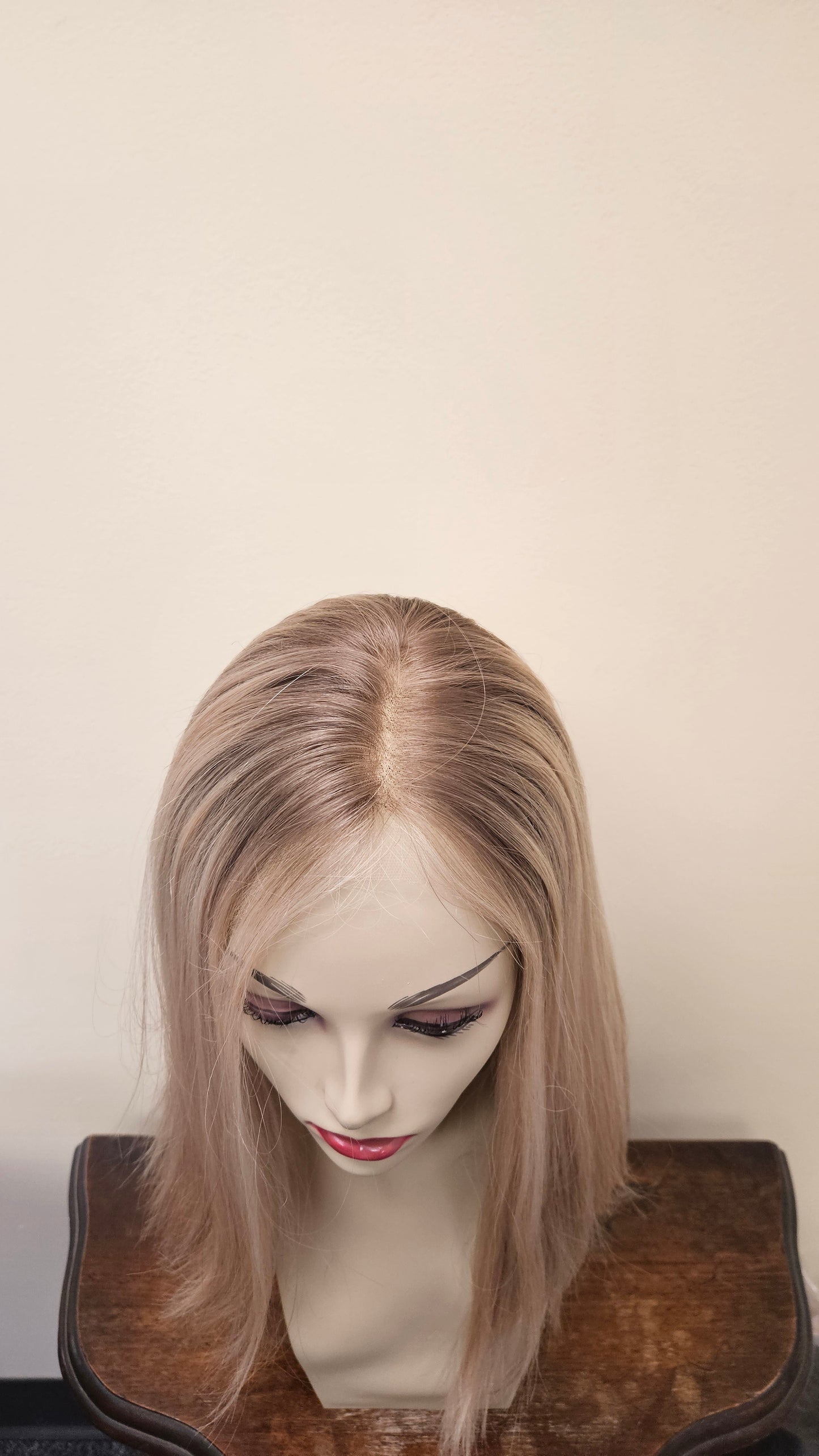 Elyse 18" Hand Tied Human Hair Wig - Small